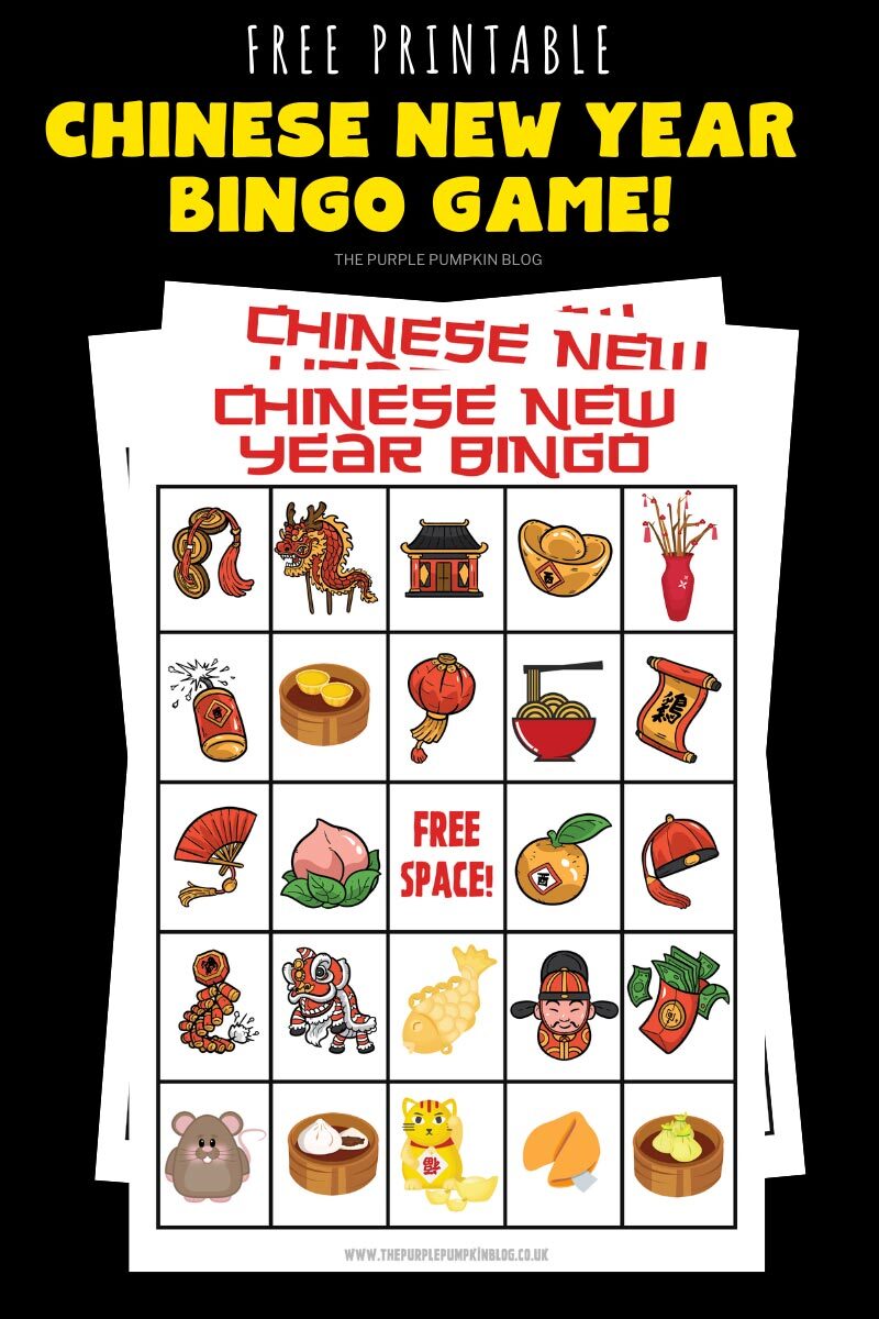 Free Printable Chinese New Year Bingo Game