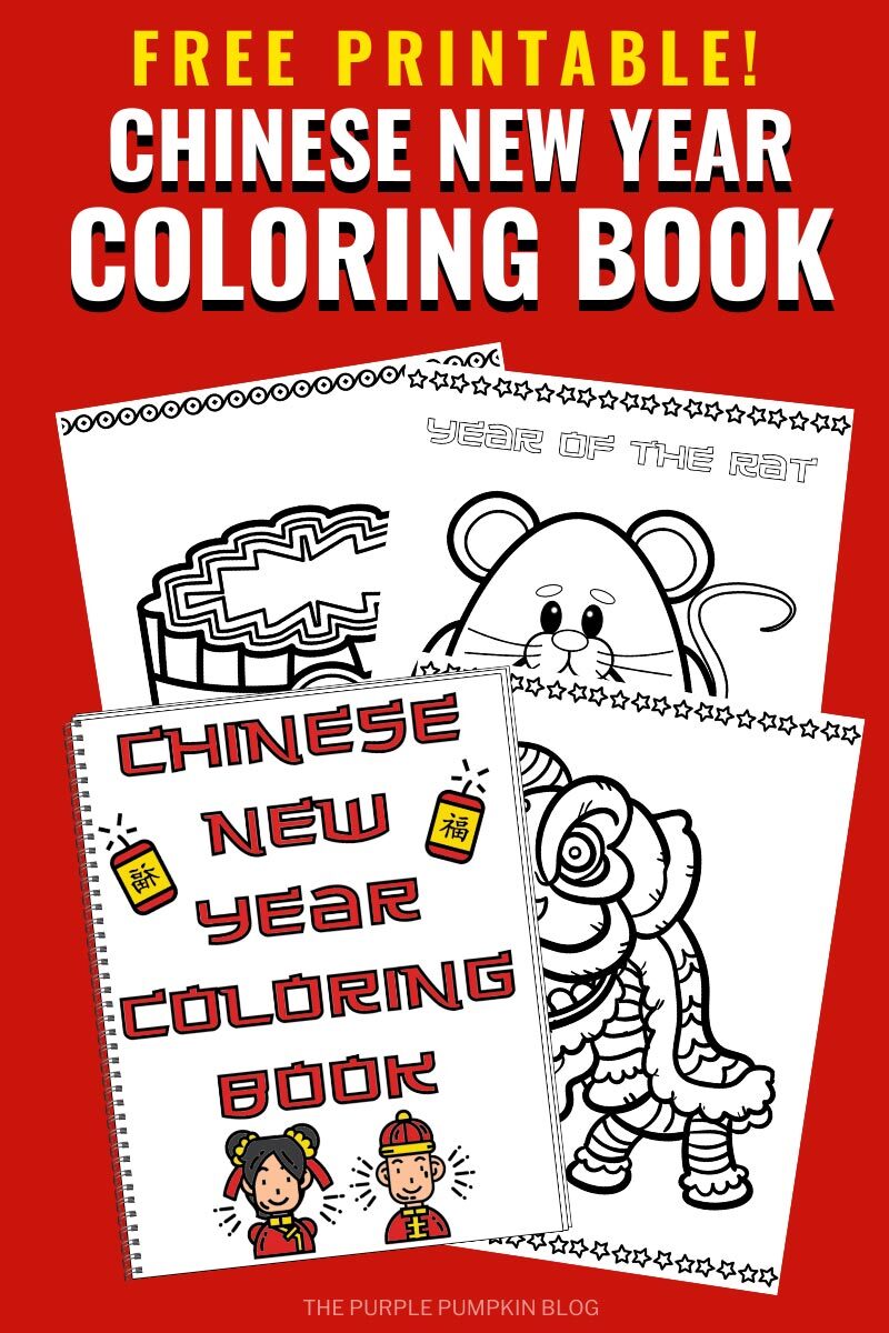 Free Printable Chinese New Year Coloring Book