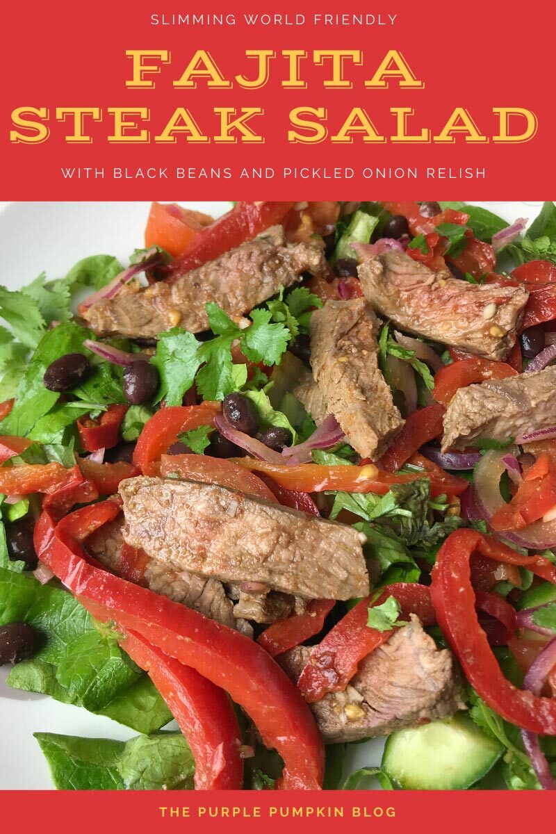 Slimming World Friendly Fajita Steak Salad