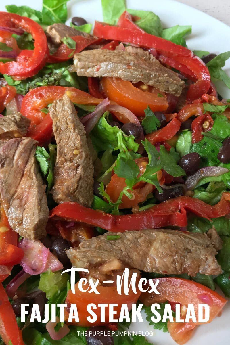 Tex Mex Fajita Steak Salad