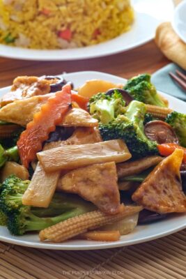 A plate of Buddha's Delight