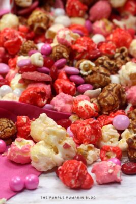 3 Flavor Valentine's Day Popcorn