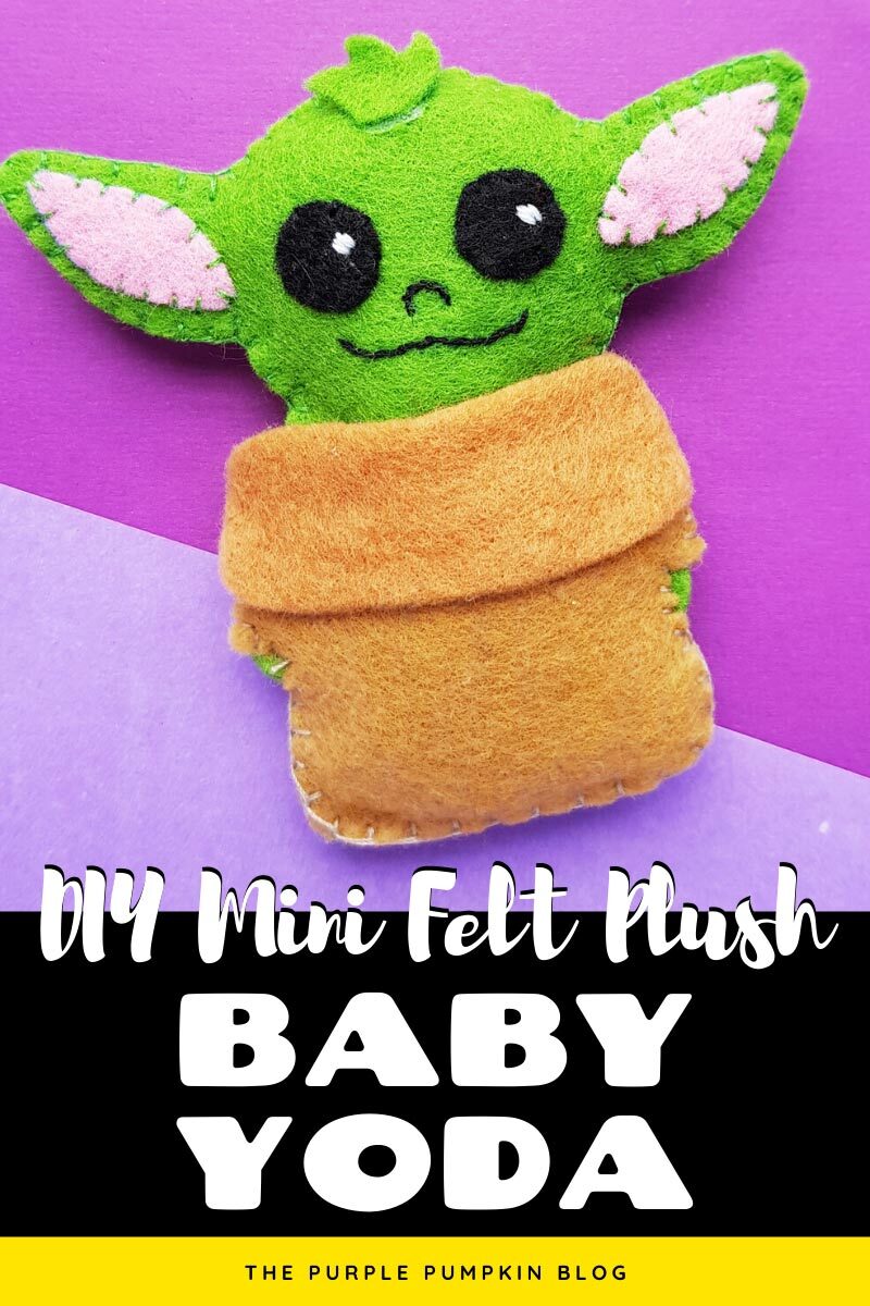 DIY Mini Felt Plush Baby Yoda
