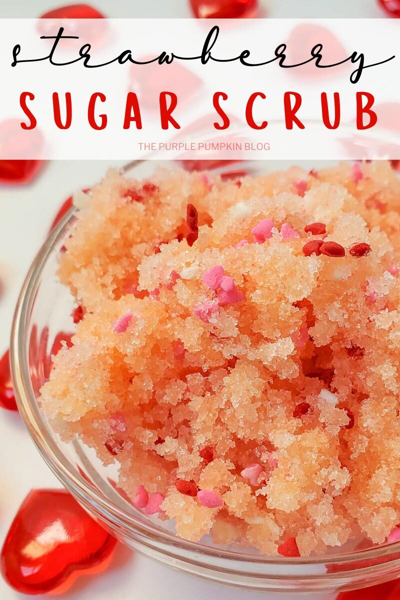 Homemade Strawberry Sugar Scrub