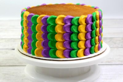 Mardi Gras Petal Frosting