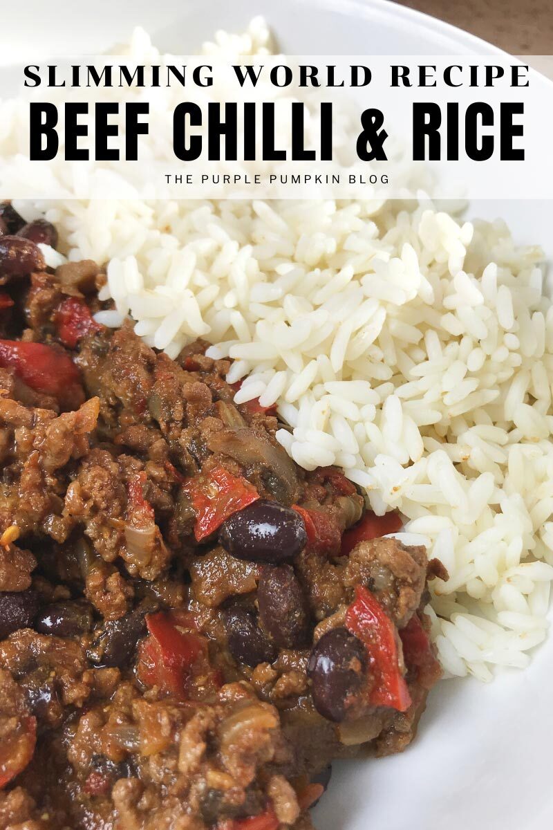 Slimming World Recipe - Beef Chilli & Rice