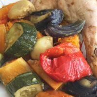 Slimming World Roast Chicken Legs & Vegetables
