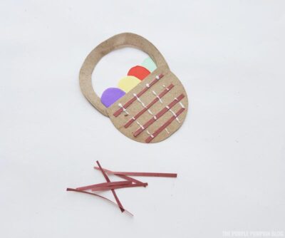 Easter Basket Paper Craft Step (4)