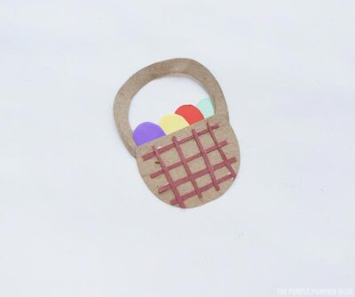 Easter Basket Paper Craft Step (5)