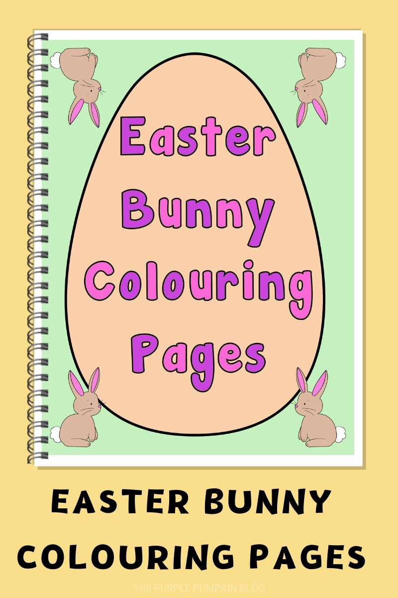 Easter Bunny Colouring Pages