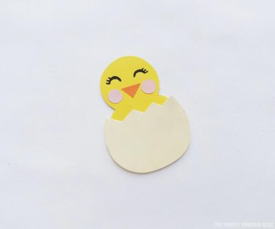 Easter Chick Paper Craft Step 3