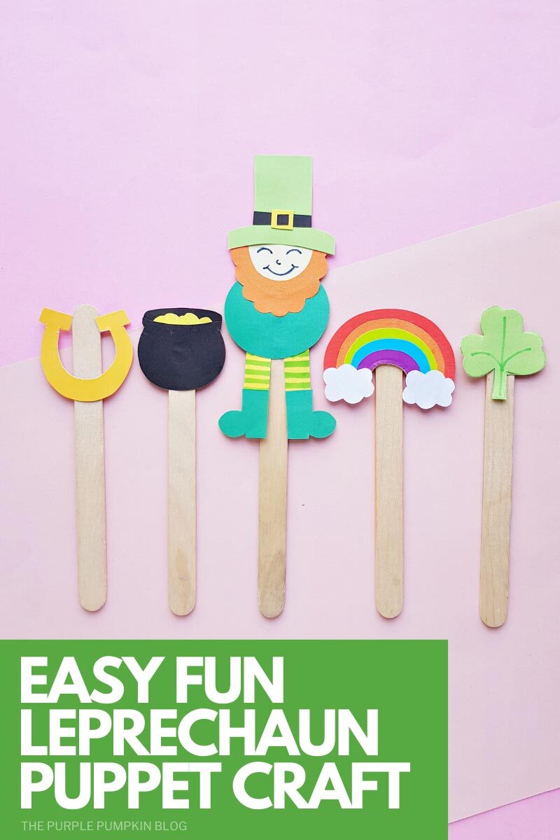 Easy Fun Leprechaun Puppet Craft
