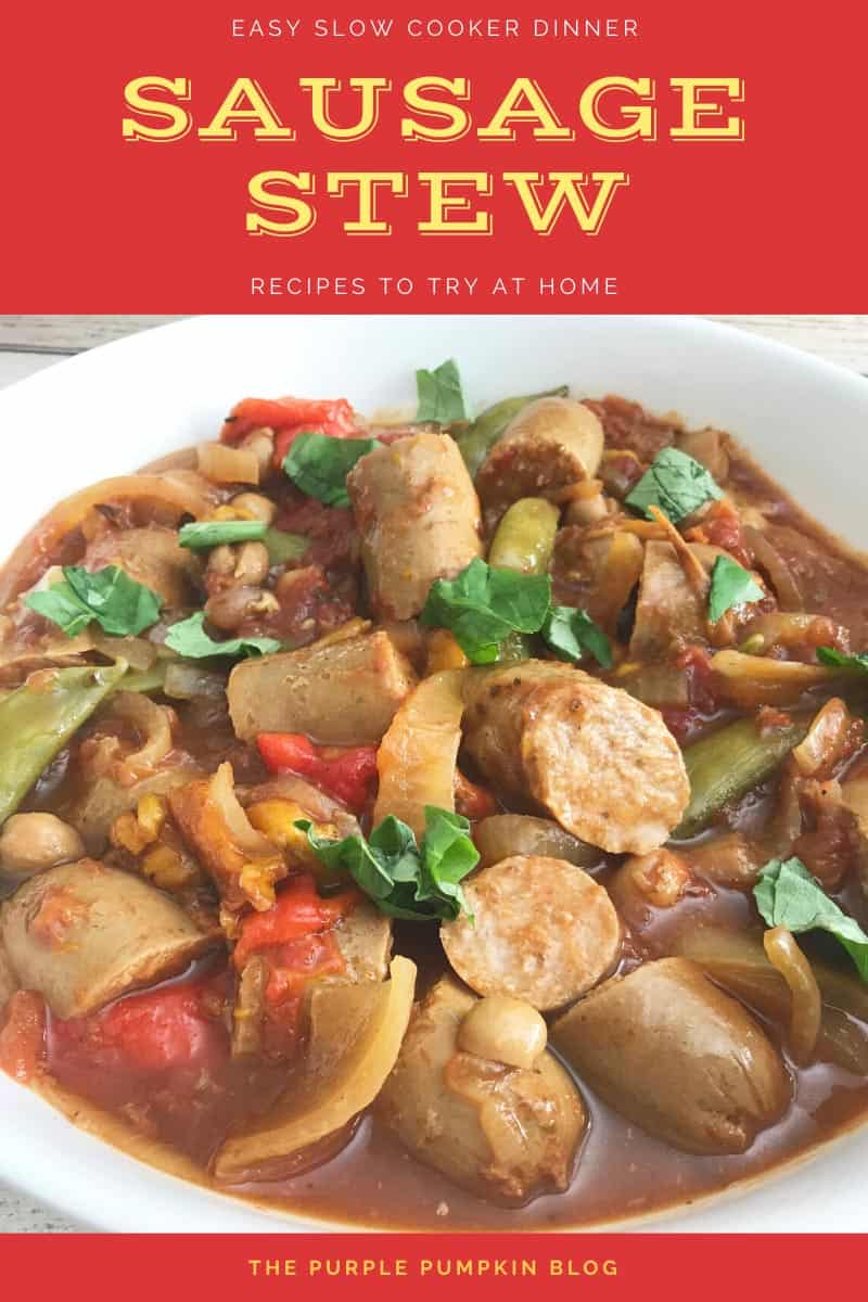 Easy Slow Cooker Dinner - Sausage Stew