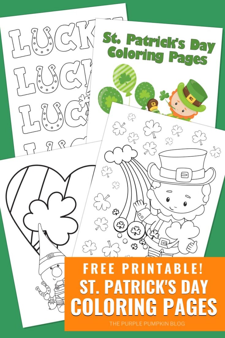 Free Printable St. Patrick's Day Coloring Pages St. Patrick's Day