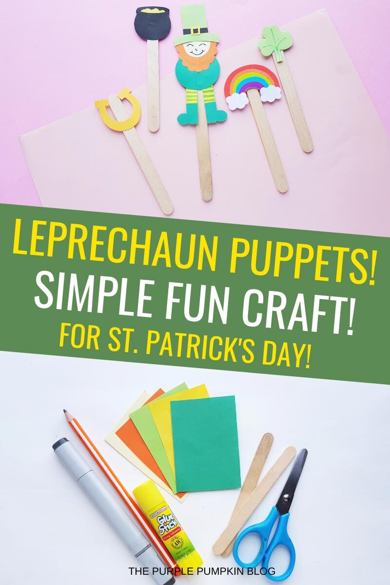 Leprechaun Puppets - Simple Fun Craft For St. Patrick's Day