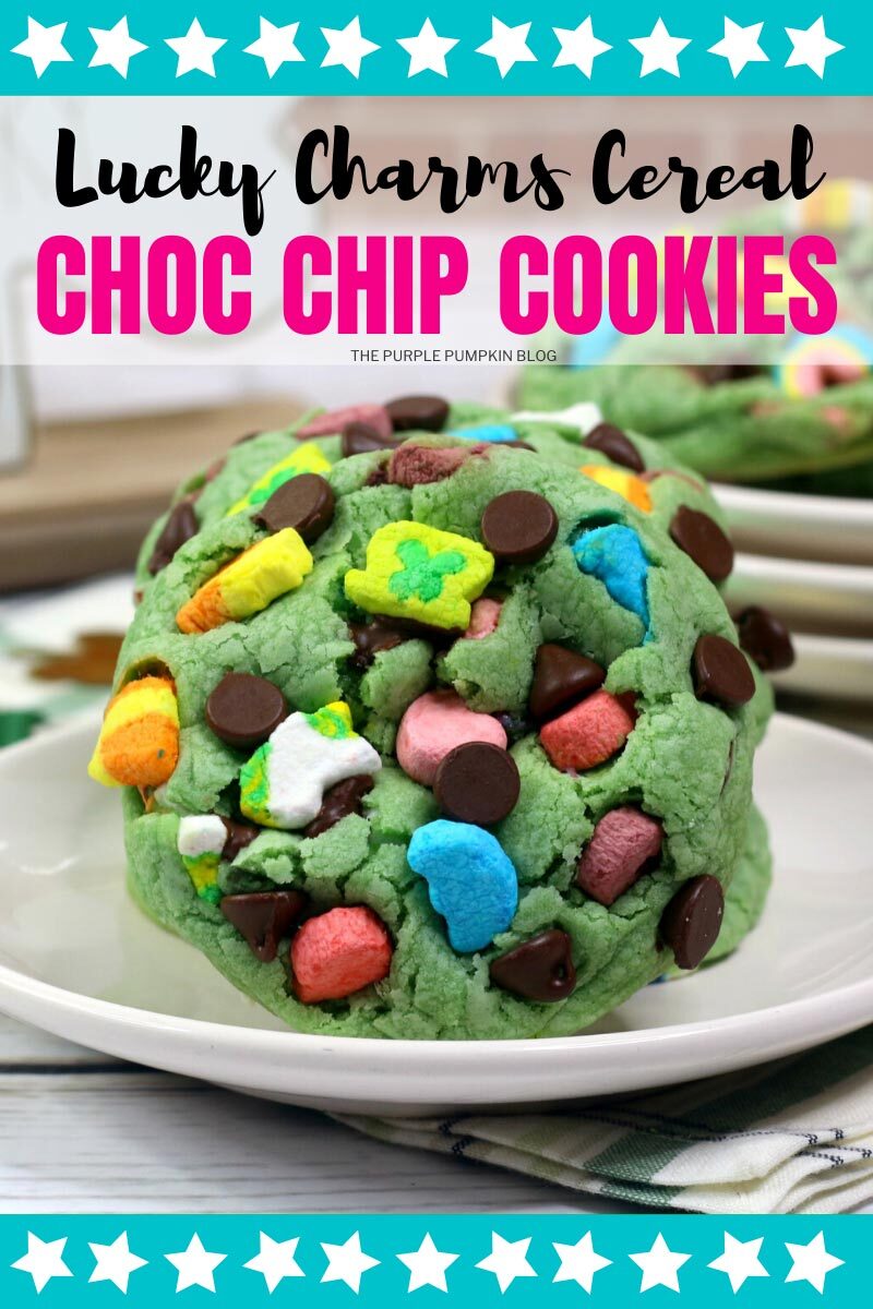 Lucky Charms Cereal Choc Chip Cookies