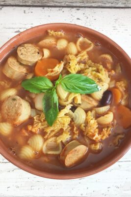 Sausage Minestrone Soup