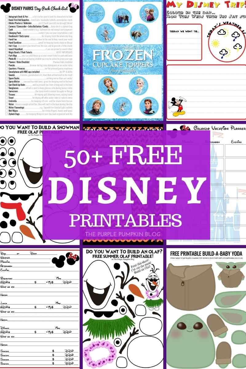 Free Disney Printables