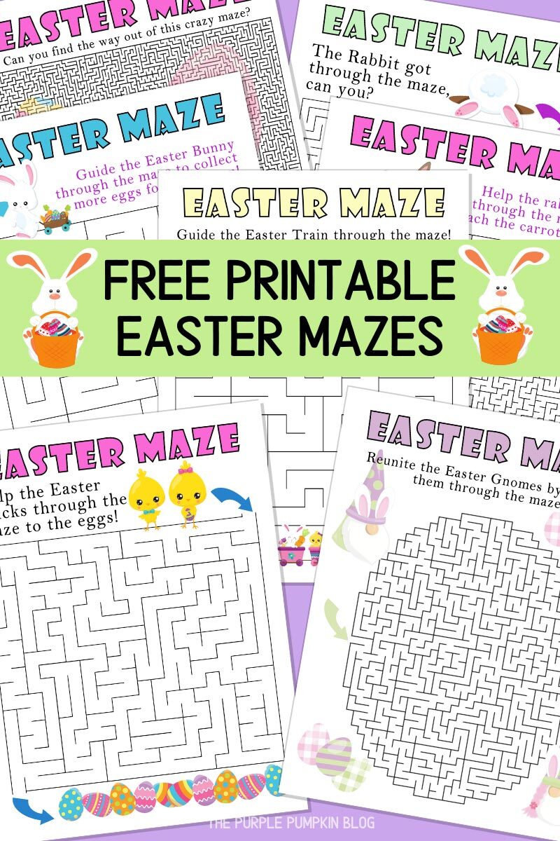 Free Printable Easter Mazes
