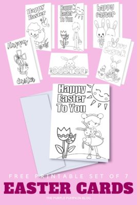 Free Printable Easter Cards to Color | Fun Easter Activities for Kids