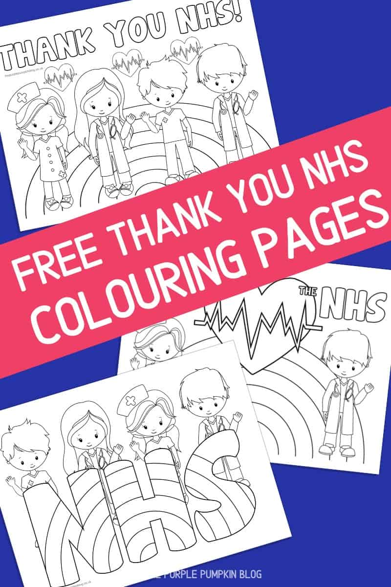 Thank You NHS Colouring Pages - Free Printables!
