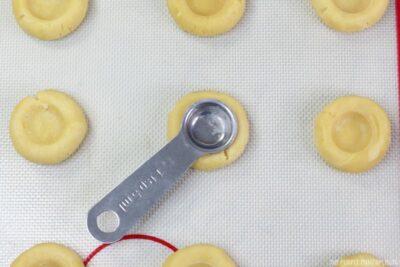 Making Thumbprint Cookies