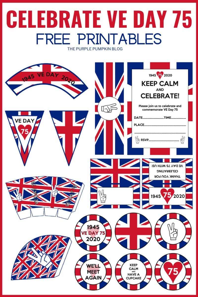 Free Printable VE Day Decorations