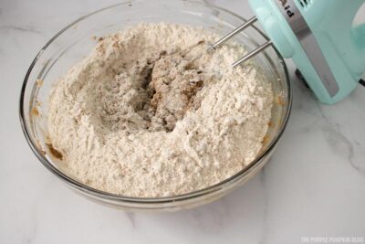 making cookie dough