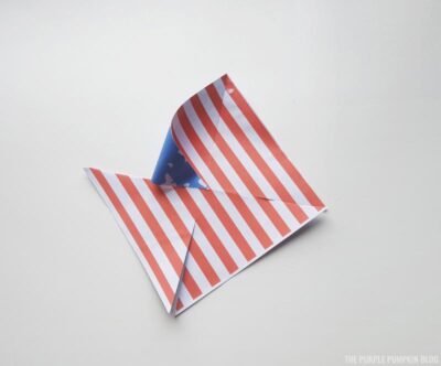 First Pinwheel Corner Fold