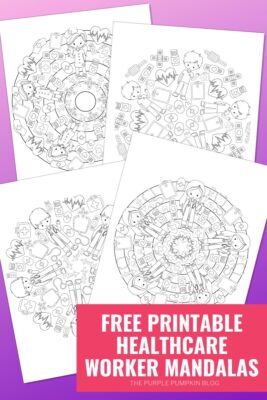 NHS Colouring Sheets - Healthcare Mandalas to Colour!