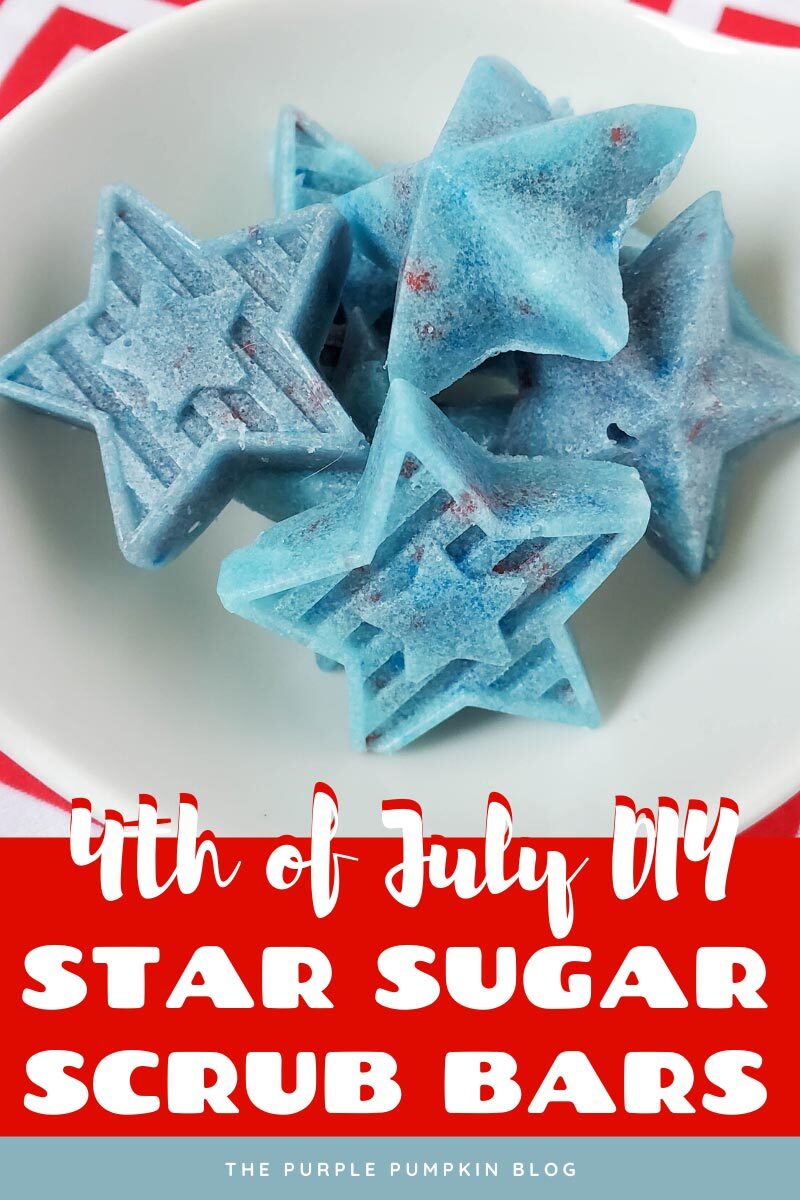 4th of July DIY Star Sugar Scrub Bars