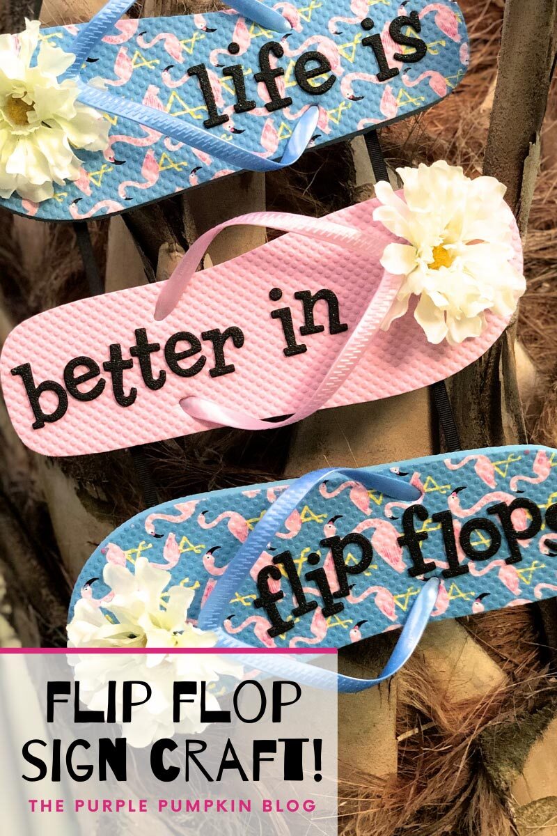 A Flip Flop Sign Craft for Summer