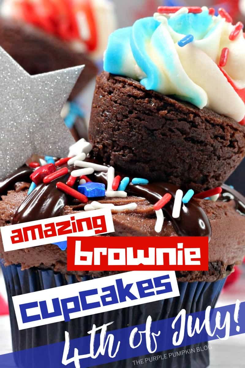 Amazing-Brownie-Cupcakes-for-4th-of-July