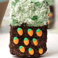 Carrot Patch Rice Krispie Treats
