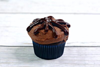 Chocolate ganache drip