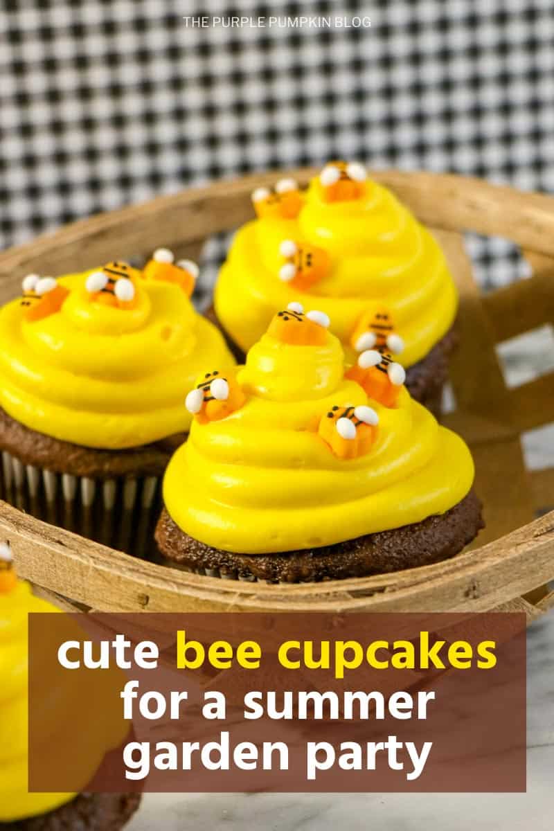 Cute-Bee-Cupcakes-for-a-Summer-Garden-Party
