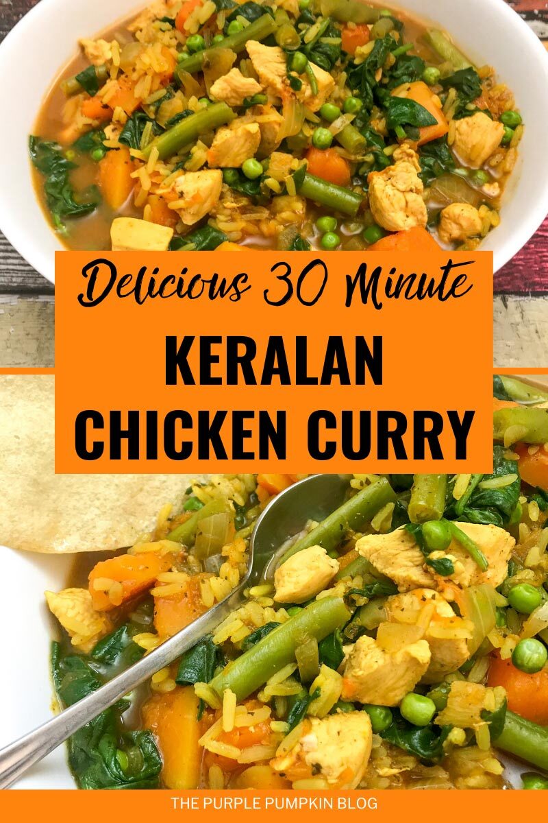 Delicious 30 Minute Keralan Chicken Curry