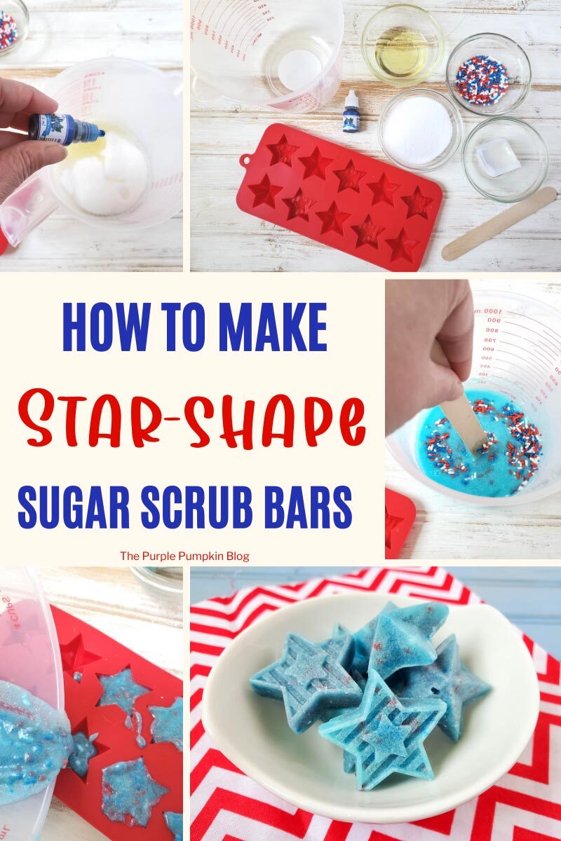 How to Make Star-Shape Sugar Scrub Bars