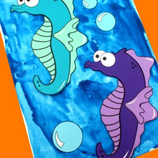 Paper Seahorse Craft