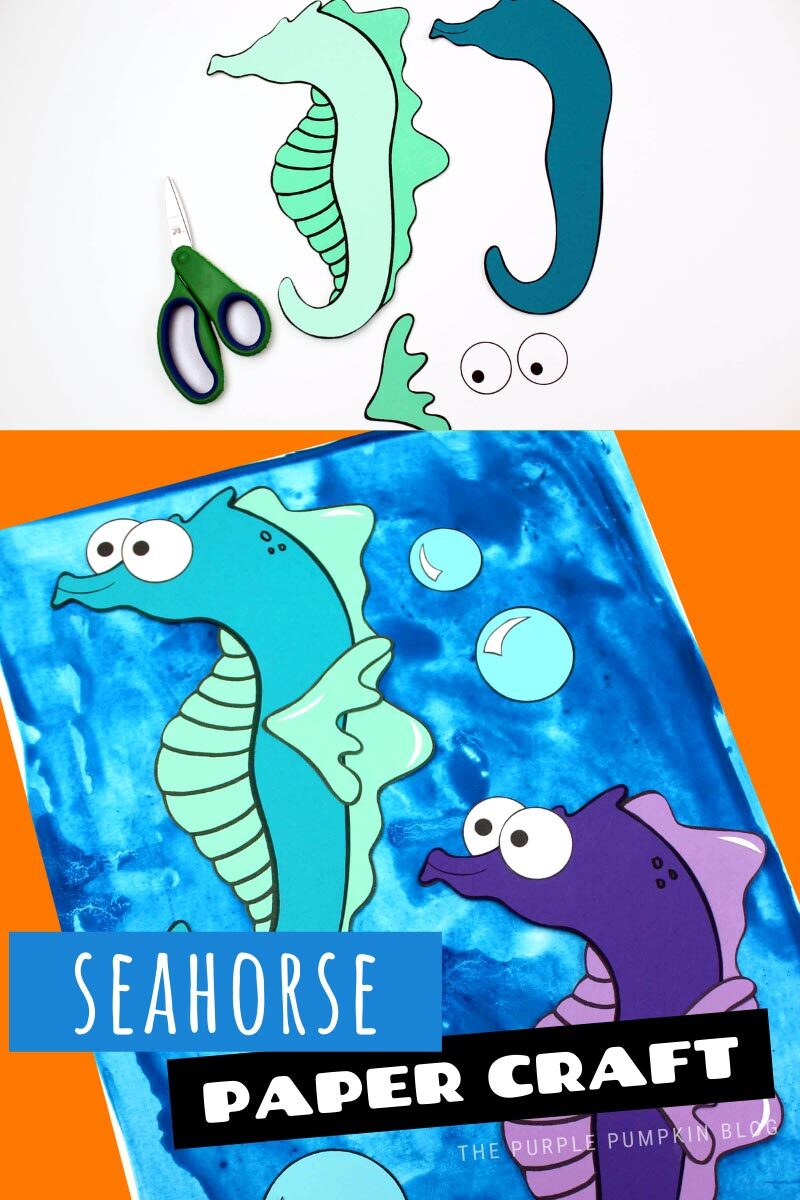 Seahorse Paper Craft