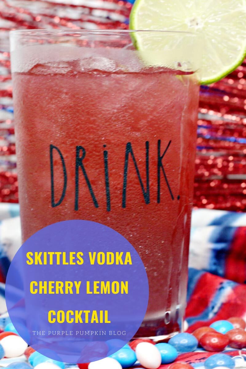 Skittles Vodka Lemon Cocktail