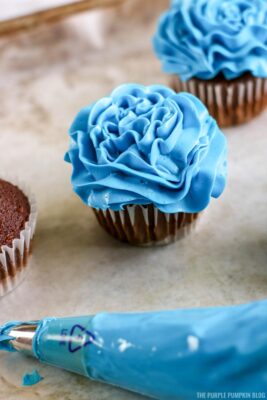 Blue frosting