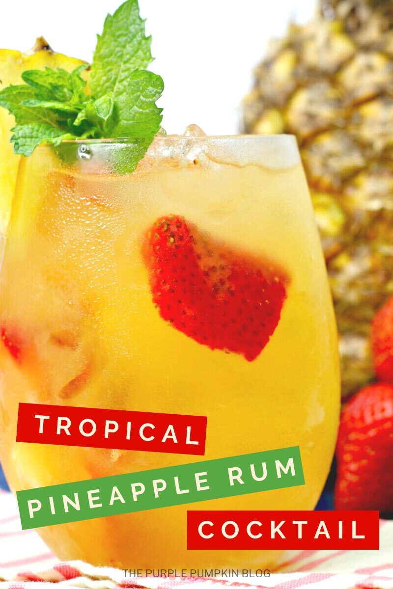 Tropical Pineapple Rum Cocktail