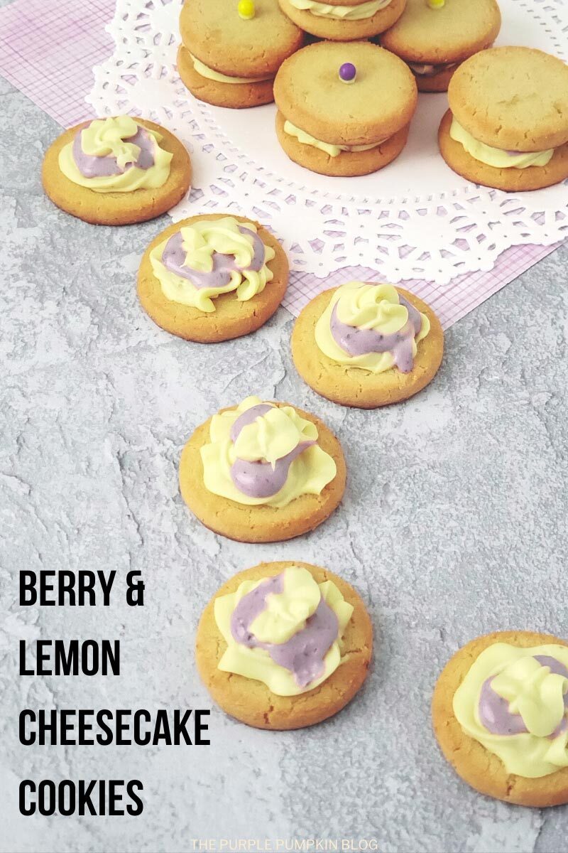 Berry & Lemon Cheesecake Cookies