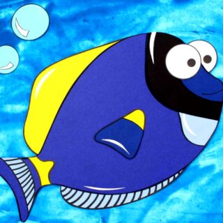 Blue Tang Paper Craft