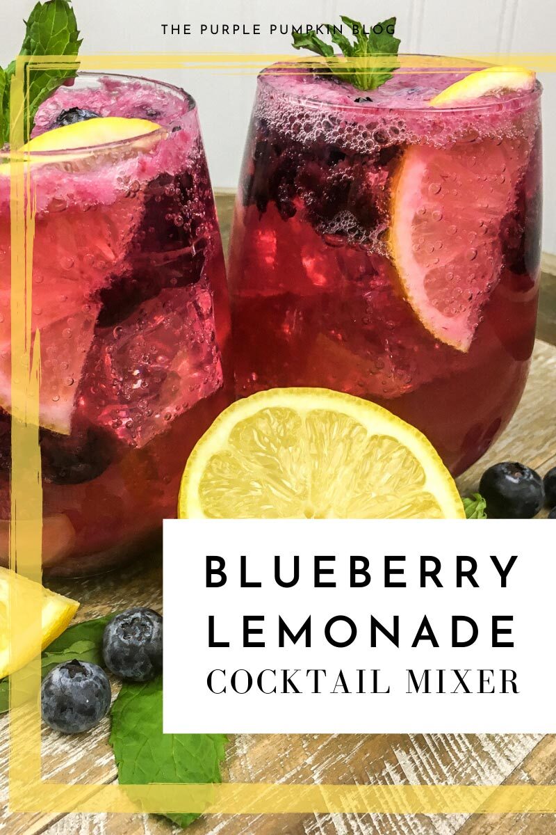 Blueberry Lemonade Cocktail Mixer