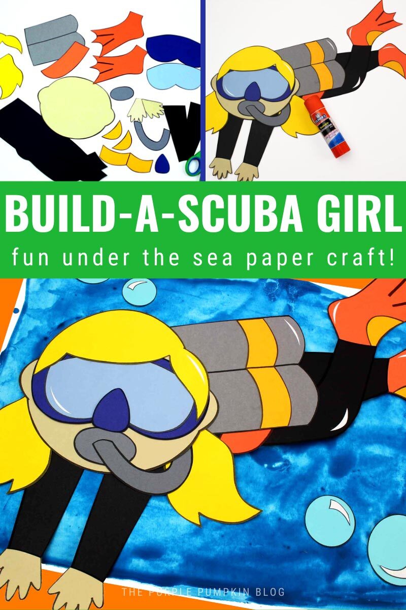 Build A Scuba Girl - Ocean Craft