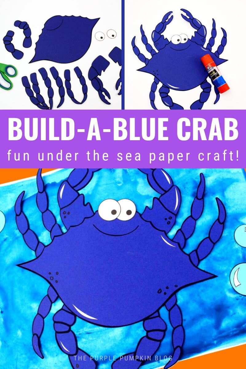 Build a Crab - Fun Under the Sea Paper Craft