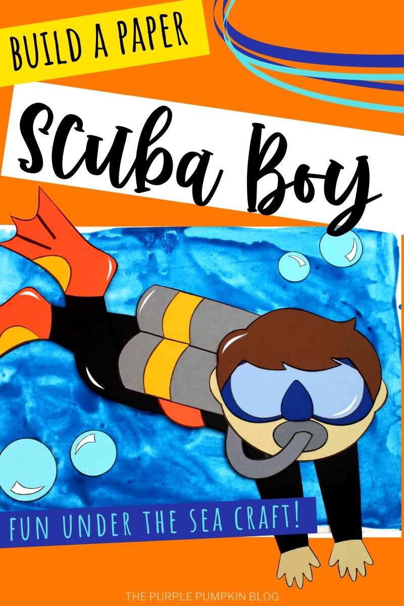 Build a Paper Scuba Boy - Fun Under the Sea Craft