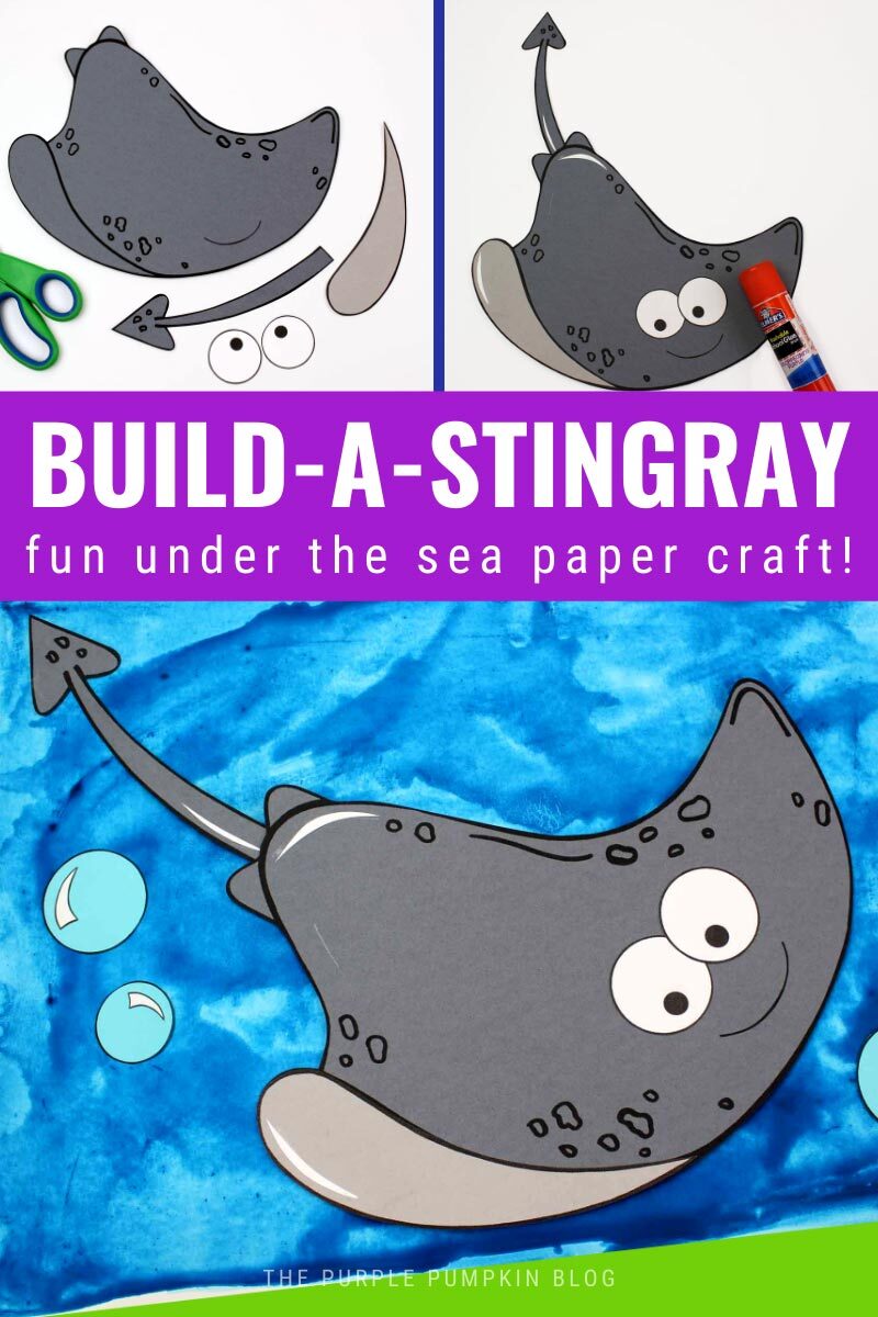 Build a Stingray - Fun Under the Sea Paper Craft